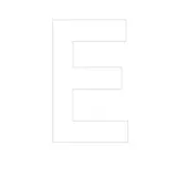 Lettre adhésive E - Lettres et chiffres adhésifs
