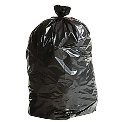 Sac poubelle container 120 litres PEBD avec lien à nouer - Sac poubelle professionnel - Noir - Carton de 100 - Sacs poubelle professionnels