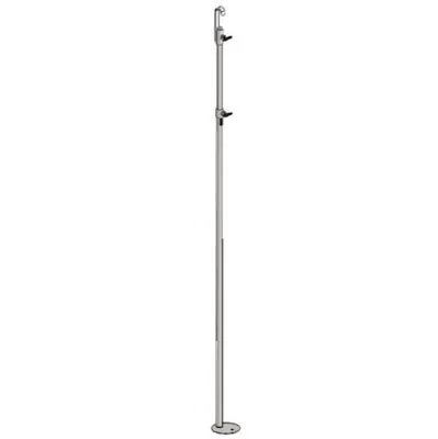 Chandelle simple tube 17/21 mm avec crochet pour parasol forain - Chandelles