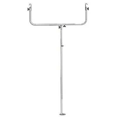 Chandelle double pour parasol Tube ø 22 mm L 70 à 107 cm - Double U extensible - Chandelles-2
