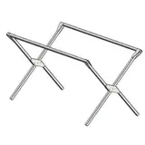 Lit de camp aluminium pliant 100 x 75 cm - Lit de camp pour marché - Tables de marché, étals de marché