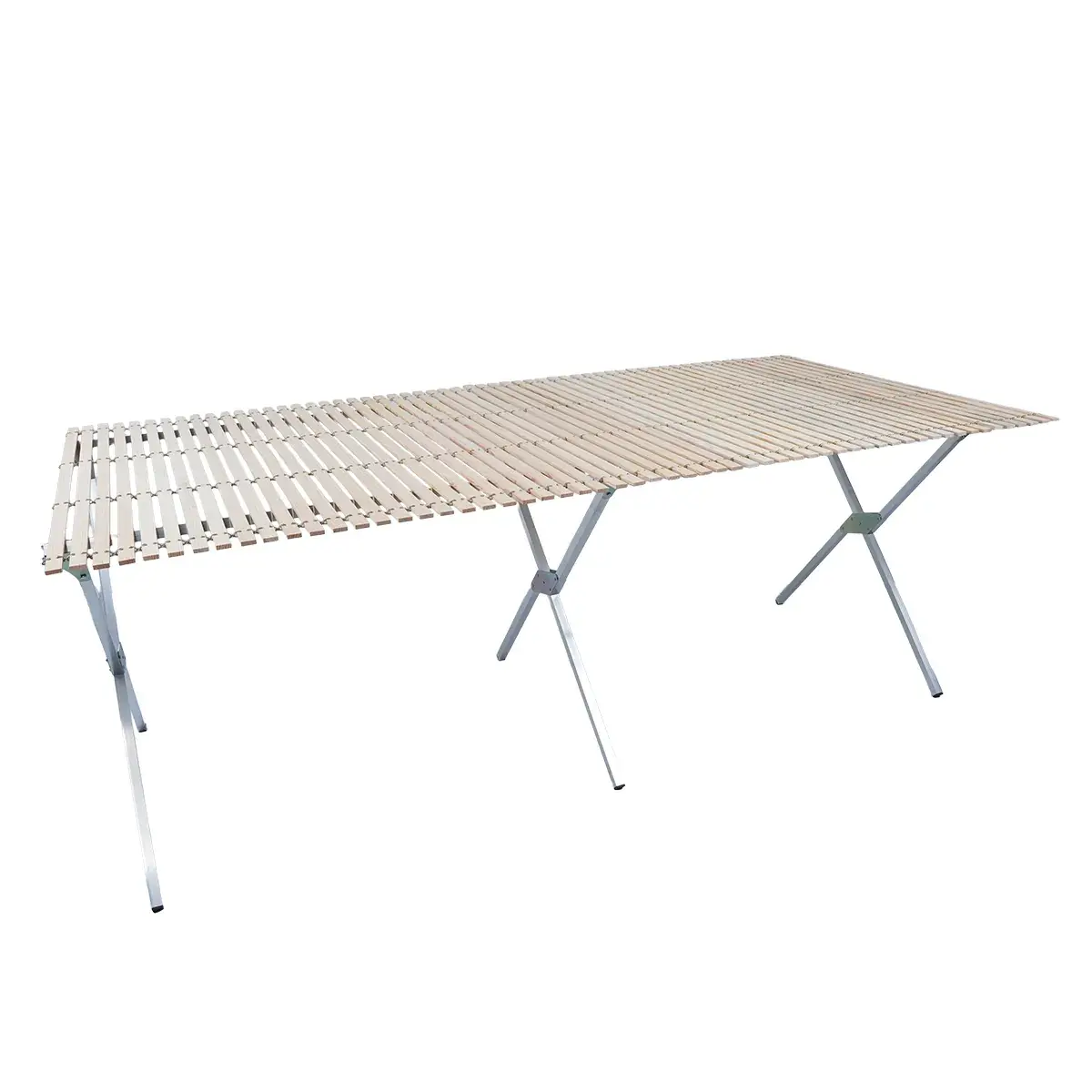 Lit de camp marché pliant en aluminium 200 x 75 x 75 cm - Tables de marché, étals de marché-6