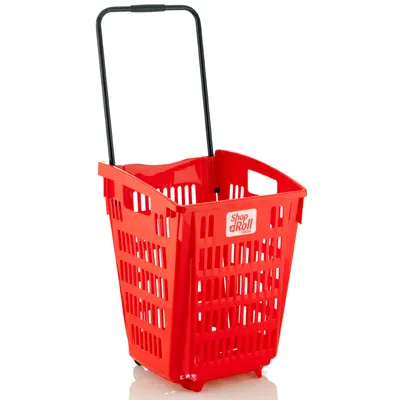Panier libre-service à roulettes  - Paniers magasin