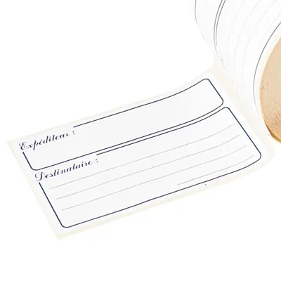 Étiquettes adhésives Expéditeur-Destinataire - Marquage d'expédition-2