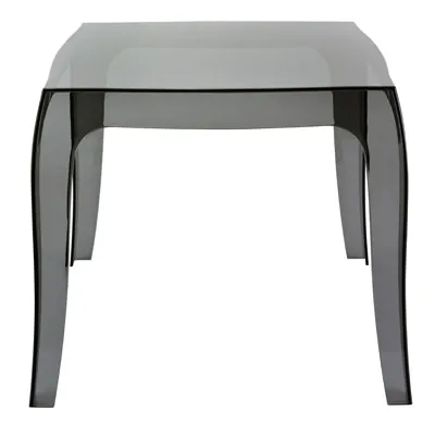 Table noire transparenteQueen 51 x 51 x H 43 cm - Tables-2