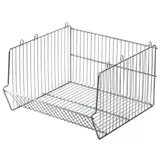 Corbeille fil empilable 49 x 50 x 30 cm zingué - Panier fil métal - Corbeilles fil