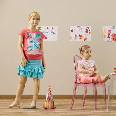 Mannequin enfant fille 1 an - Mannequins enfants-3
