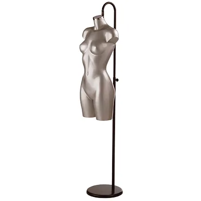 Pied pour buste fixation nuque H 110 à 197 cm Acier - Noir - Bustes SOLO-5