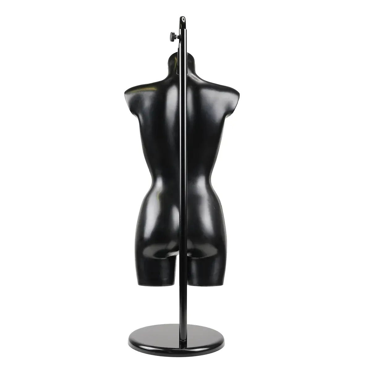 Pied pour buste fixation nuque H 110 à 197 cm Acier - Noir - Bustes SOLO-8