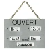Panneaux horaires  - Panneaux horaires
