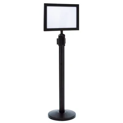 Porte-affiche A4 pour poteau de balisage - Guidage mobile-2