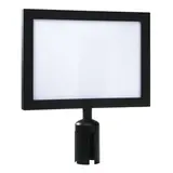 Porte-affiche A4 pour poteau de balisage - Guidage mobile
