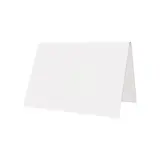 Étiquette chevalet neutre PVC 70 x 50 mm - Blanc - Paquet de 10 - Étiquettes à poser