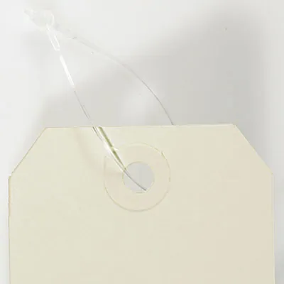 Étiquette américaine 120 x 57 mm Apli – Crème - Boîte de 1000 - Étiquettes à trou-4