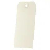 Étiquette américaine 120 x 57 mm Apli – Crème - Boîte de 1000 - Étiquettes à trou