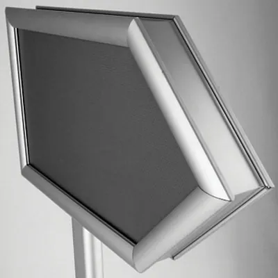 Panneau d'affichage flèche A4 horizontal - Porte-visuels sur pied-3