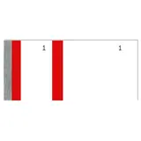 Bloc vendeur 100 feuillets numérotés 13,5 x 6 cm rouge - Lot de 10 - Carnets à souche, Blocs vendeurs