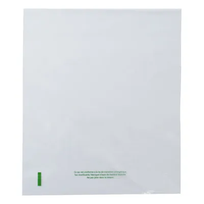 Sac plastique liassé à ouverture décalée transparent 4,95L 30 x 35 cm PE 21µ - Lot de 500 - Sacs liassés-2