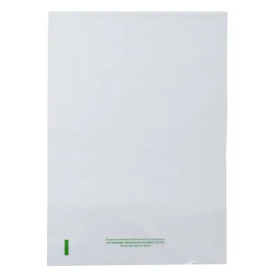 Sac plastique liassé à ouverture décalée transparent 11,33L 35 x 50 cm PE 21µ - Lot de 300 - Sacs plastique liassés-2