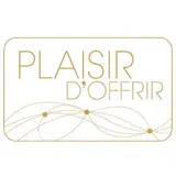 Étiquettes cadeaux adhésives Plaisir d'offrir blanc / or - Paquet de 1000 - Étiquettes cadeaux adhésives