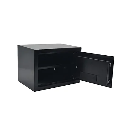 Coffre-fort biométrique en métal 16L 350x250x250 mm - noir - Coffres forts-2