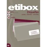 2400 Étiquettes adhésives blanches multi-usages 70 x 37 mm Etibox - Étiquettes adhésives neutres