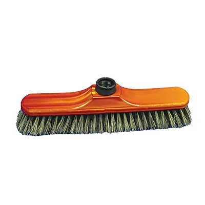 Balai droit en soie grise 40cm - Balais et pelles