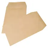 Pochette C5 kraft brun sans fenêtre La Couronne 162 x 229 mm 90g – Boîte de 500 - Pochettes kraft