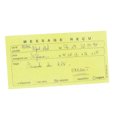 Blocs messages, dupli repositionnables 32,2x14cm - Paquet de 5 - Cahiers et blocs notes-2