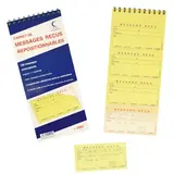 Blocs messages, dupli repositionnables 32,2x14cm - Paquet de 5 - Notes repositionnables