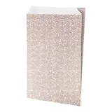 Pochette cadeau couché blanc origami cuivre 70g/m² 12+4,5x19,5 cm – Paquet de 250 - Pochettes cadeaux Noël