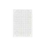 Grille avec cadre renforcé - Ligne Store blanc pas de 50 mm