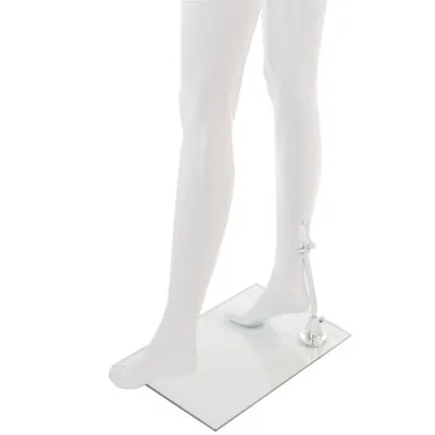 Mannequin femme en plastique finition laquée, bras le long du corps - Mannequins abstraits-3