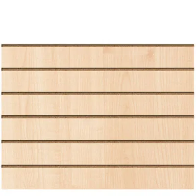 Panneau rainuré Érable, entraxe 15 cm - Ligne Memphis