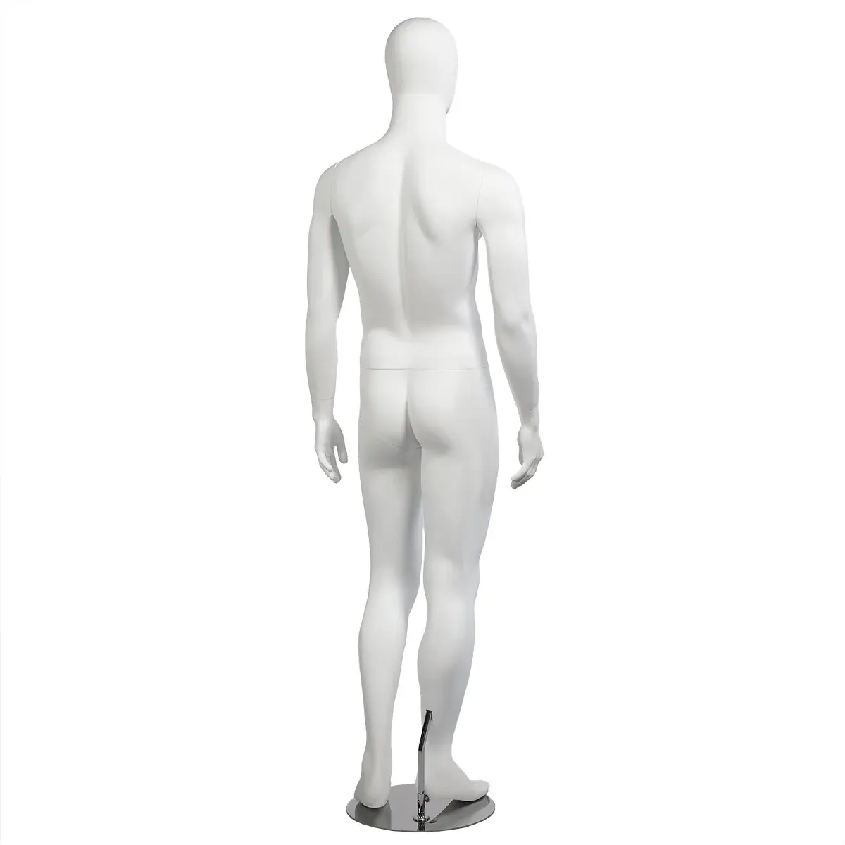 Mannequin homme, finition mate H 184 cm Fibre de verre - Blanc mat - Mannequins abstraits-3