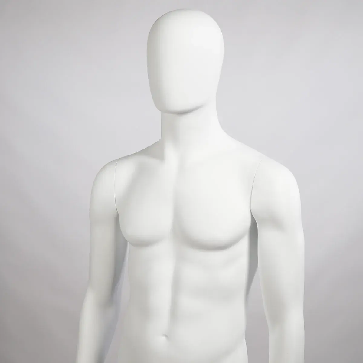 Mannequin homme, finition mate H 184 cm Fibre de verre - Blanc mat - Mannequins hommes-4