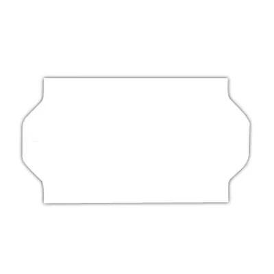 Étiquette blanche 22 x 12 mm adhésive pour étiqueteuse - 10 rouleaux de 1500 - Étiquettes pour étiqueteuses