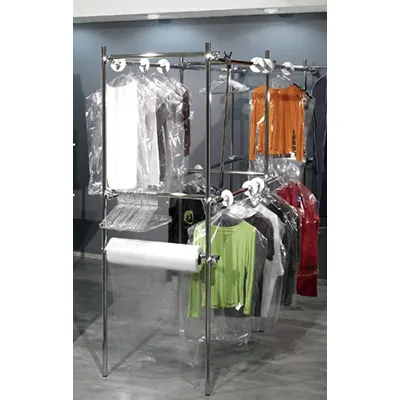 Housse vêtement PEBD 60 x 180 cm Transparent - Housse de protection vêtement - Rouleau de 300 - Housses à vêtements-2