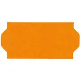 Étiquette orange fluo 26 x 12 mm adhésive pour étiqueteuse - 10 rouleaux de 1500 - Étiquettes pour étiqueteuses