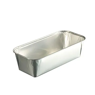 Moule à cake aluminium 1050 ml 23,2 x 10,7 x 6 cm - Moule gâteau aluminium - Lot de 100 - Barquettes en aluminium
