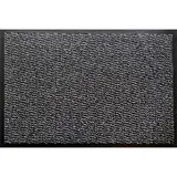 Tapis d'entrée Cahors gris/noir 60 x 80 cm - Tapis