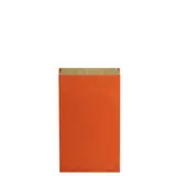 Pochette cadeau kraft vergé orange 12 x 4,5 x 21 cm - Sachet kraft - Lot de 250