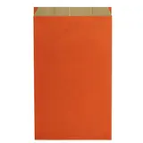 Pochette cadeau kraft vergé orange 30 x 9 x 49,5 cm - Sachet kraft - Lot de 250