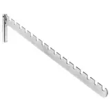 Bras perroquet incliné pour penderie de marché L 38 cm Zinc - Penderies et accessoires pour parasol