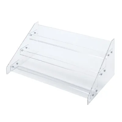 Présentoir plexi 3 niveaux 45 x 24 x 20 cm - Présentoir de comptoir - Supports Plexi
