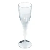 Flûte à champagne plastique réutilisable 10 cl - Flûte plastique - Lot de 10 - Gobelets plastique, Flûtes plastique, Verres à pied plastique
