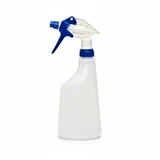 Flacon spray vide 600 ml gradué HDPE 28/400 – Flacon pulvérisateur 600 ml - Transparent / Bleu - Vaporisateur