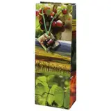 Sacs pelliculés 1 bouteille - motif vigne - Sacs pour bouteilles de vin