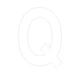 Lettre adhésive Q - Lettres et chiffres adhésifs