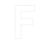 Lettre adhésive F - Lettres et chiffres adhésifs
